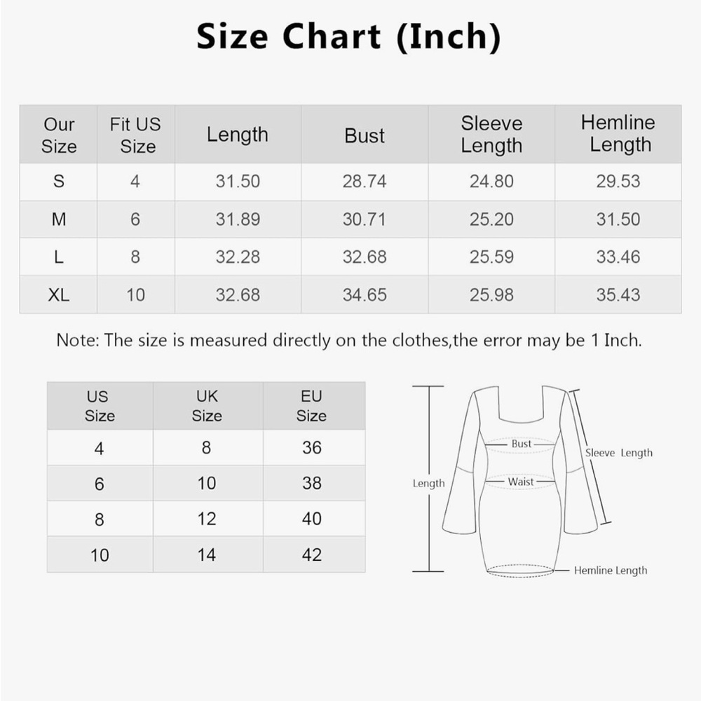 Velvet square neck mini dress - Picture 7 of 7